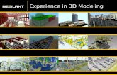 Experience in 3D Modeling