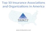 Top 10 Insurance Associations and Organizations in America
