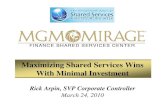 Rick Arpin, MGM Mirage - Maximizing SS Wins Minimal Investment