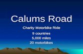 Calums Road - Charity Motorbike Ride