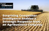Surprising Competitor Intelligence Enables a Strategic Response from an Agribusiness Company