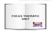 Revised Thematic Unit Presentation