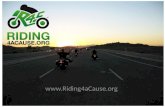 Riding For A Cause Concept