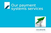 Cecabank: Payment Systems