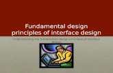 Principles of Interface Design