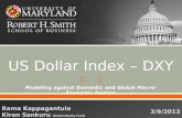 US Dollar Index (DXY): Modeling against Domestic and Global Macro-Economic Factors