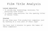 Film title analysis