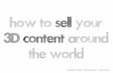 How to sell 3 d content