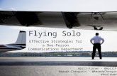 Flying Solo: the One-Person Communications Department