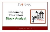 Proshare - Becoming Your Own Stock Analyst