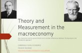 Theory and Measurement in the Macroeconomy