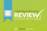 Credit Repair Resources Review
