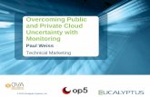 Overcoming Public and Private Cloud Uncertainty with Monitoring