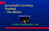Successful Currency Trading Basics