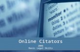 Online Citators 2005 Basic Legal Skills