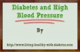 Diabetes and High Blood Pressure