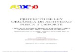 Proyecto De Ley Del Deporte Actualizado 2008