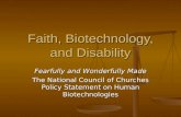 Faith, Biotechnology, and Disability Fearfully and ...