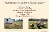 Dr. Wallace Berry - Agriculture Will Survive Myths and Misconceptions About Organic Or Backyard Poultry