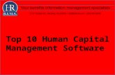 Top 10 human capital management software