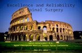 Lecture excellence and reliability in spinal surgery