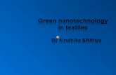 Green nanotechnology in textiles