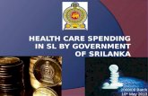 Health care spending in Srilanka by government