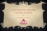 A guide to online casino games