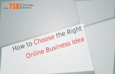 Choose the Right Business Topic