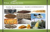 Daily agri news letter bytheequicom financial research pvt. ltd. 17 may2013
