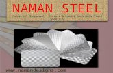 Dimple plates  , checker sheets , 5 WL texture stainless steel sheets & plates from naman steel india