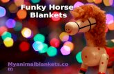 Funky horse blankets