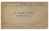Radio SCR 694C. TM11 230C.