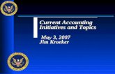 Current Accounting Initiatives and Topics