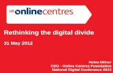 Helen Milner - ND2012 Day 2, Plenary 1: Everyone Online