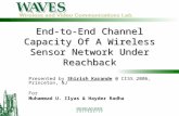 End to-end channel capacity of a wireless sensor network under reachback