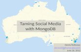 Taming Social Media with MongoDB