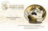 Fortune investor presentation2014
