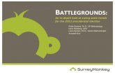 SurveyMonkey 2012 Presidential Election Poll: Battleground State Analysis