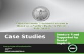 Denture Fixed Supported by Implants
