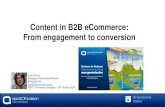 Ingrid Archer - Content in B2B eCommerce: van engagement naar conversie