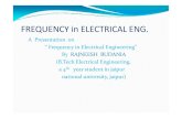 Frequency in electrical eng