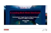 Klöckner & Co - Capital Goods & Steel Conference