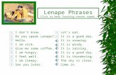 Lenape phrases