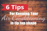 6 Tips for Air Conditioning Maintenance