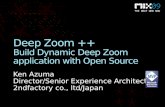Deep Zoom++ : Build Dynamic Deep Zoom Applications with Open Source