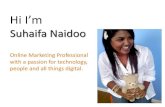 Suhaifa Naidoo l Online Marketer