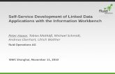 Self-Service Development of Linked Data Applications with the Information Workbench