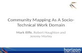 Community Mapping As A Socio-Technical Work Domain