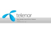 How NOSQL Paid off for Telenor